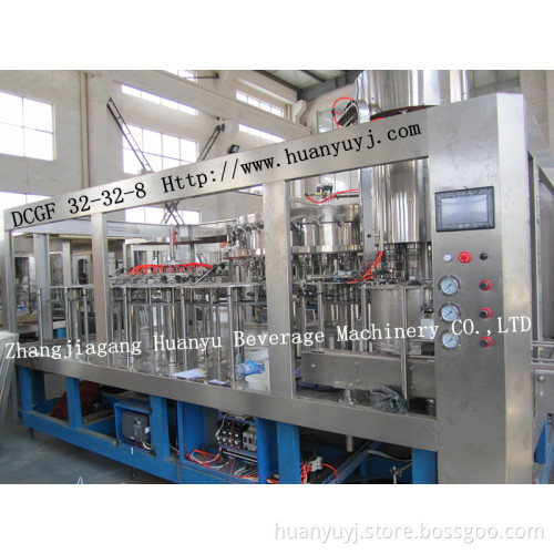 Carbonated Water Balanced Pressure Filling Machine (DCGDF32-32-8)